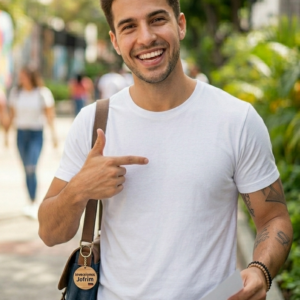 Franelas Masculinas para Impresión DTF